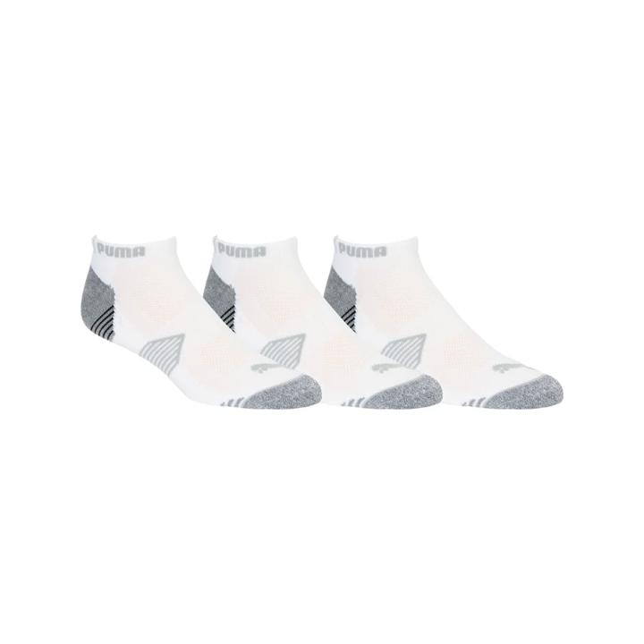 Puma Low Cut Men's White Three Pack Socks 