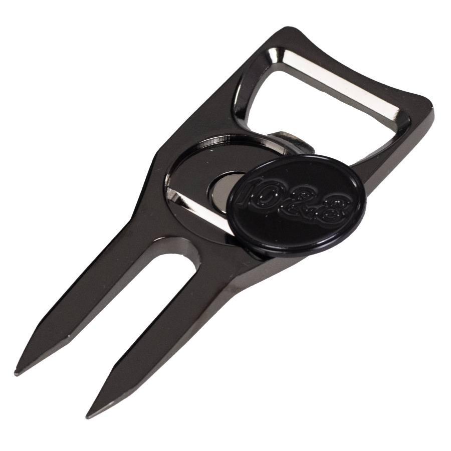10&8 Bottle Opener Black Divot Fork 