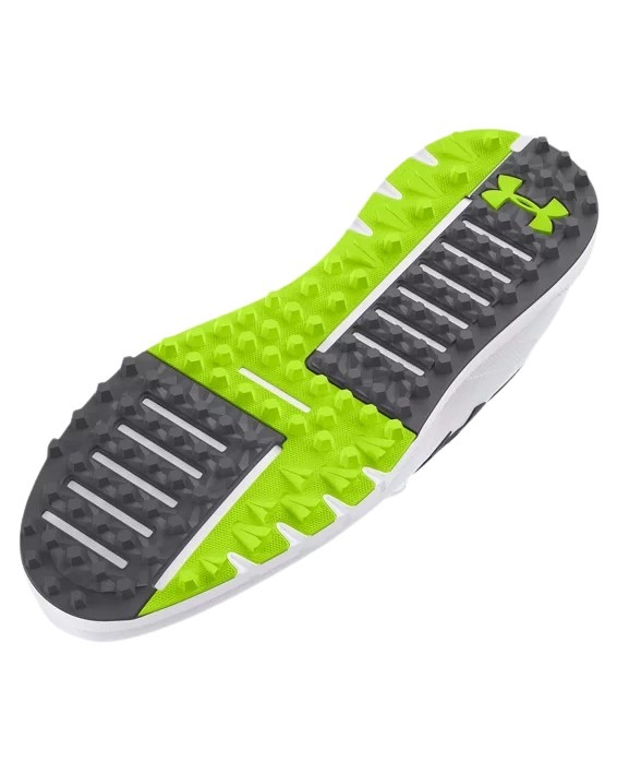 Under Armour Fade Spikeless Men's White/ Titan Grey Golf Shoe