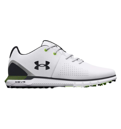  Under Armour Men's HOVR Fade 2 Spikeless White/ Black Golf Shoes 