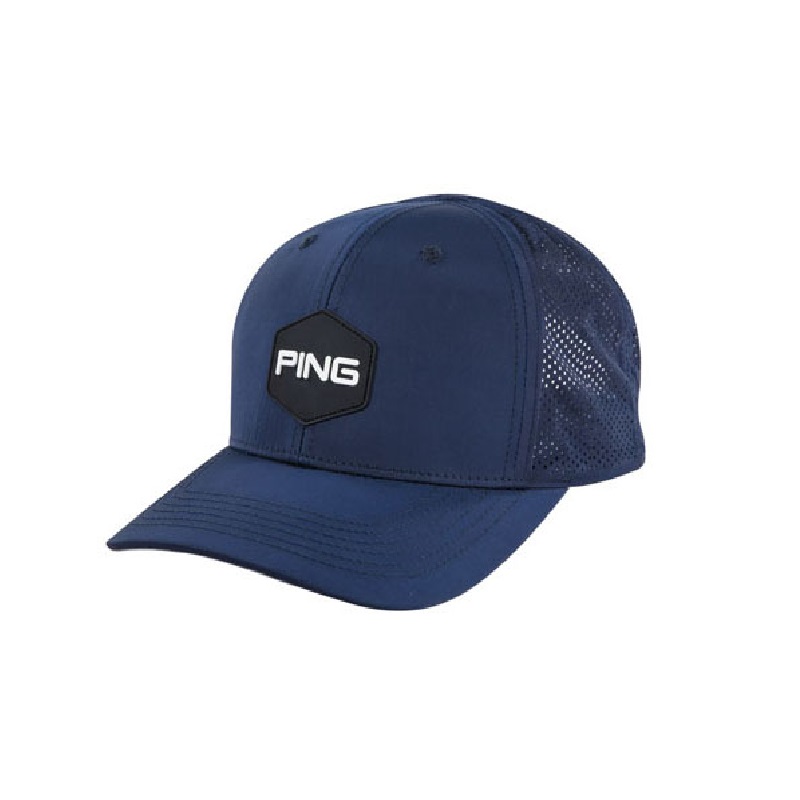 Ping Vented Hex Men's Navy Cap