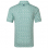 FootJoy Surfs Up Lisle Men's Golf Shirt (Green/White)